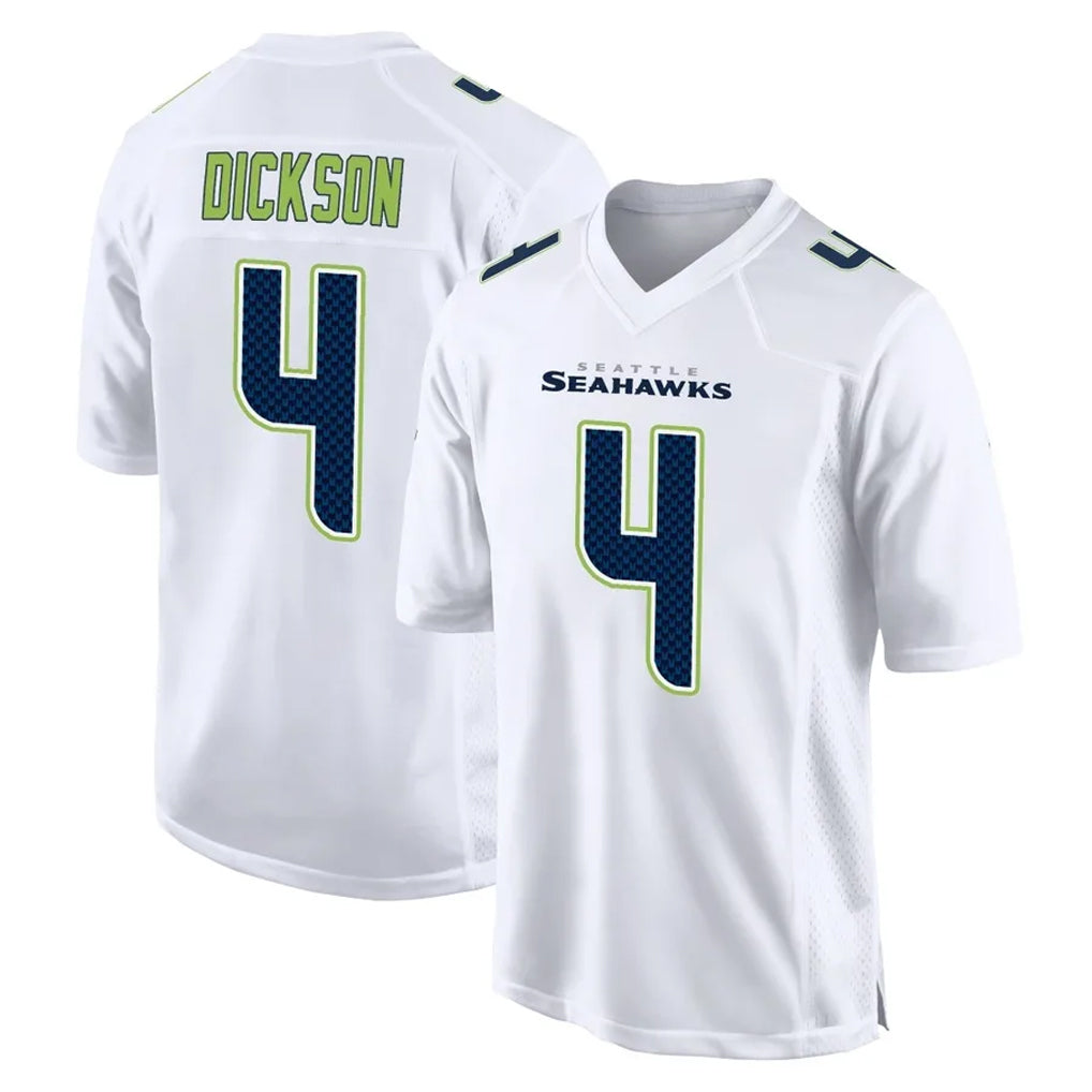STECN S.Seahawks #4 Michael Dickson Player White Tundra Fashion Home Game Stitched Jerseys