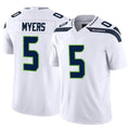 STECN S.Seahawks #5 Jason Myers Player White Limited Vapor F.U.S.E. Home Game Stitched Jerseys