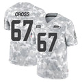 STECN S.Seahawks #67 Charles Cross Player Arctic Camo Limited Salute To Service Home Game Stitched Jerseys