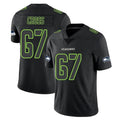 STECN S.Seahawks #67 Charles Cross Player Black Impact Limited Home Game Stitched Jerseys