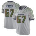 STECN S.Seahawks #67 Charles Cross Player Grey Limited 2025 Rivalries Collection Home Game Stitched Jerseys