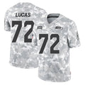 STECN S.Seahawks #72 Abraham Lucas Player Arctic Camo Limited Salute To Service Home Game Stitched Jerseys