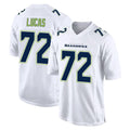 STECN S.Seahawks #72 Abraham Lucas Player White Tundra Fashion Home Game Stitched Jerseys