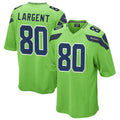 STECN S.Seahawks #80 Steve Largent Player Green Game Stitched Jerseys