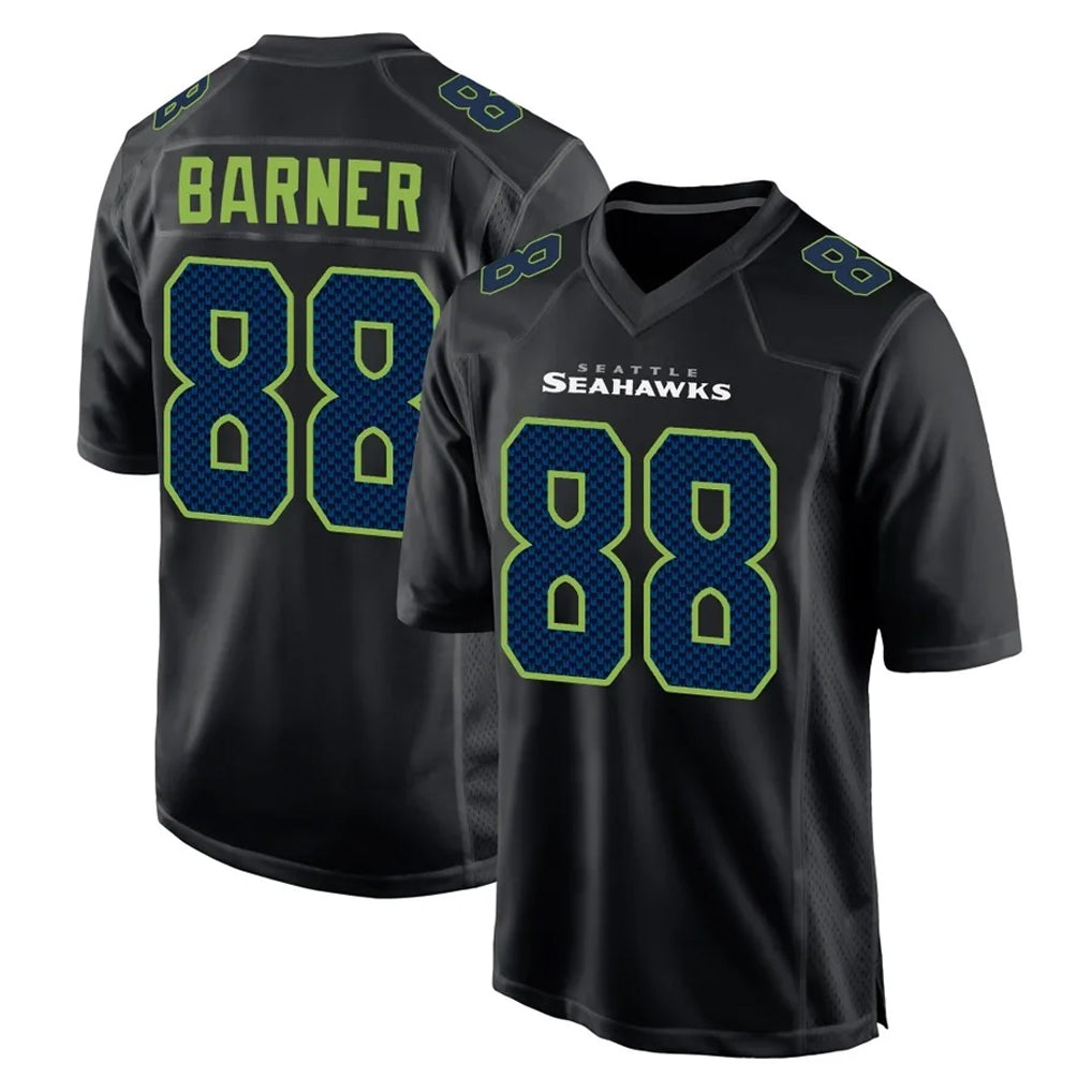 STECN S.Seahawks #88 AJ Barner Player Black Limited Fashion Home Game Stitched Jerseys