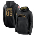 STECN S.Seahawks #88 AJ Barner Player Black Salute to Service Hoodies Limited Game Stitched Jerseys