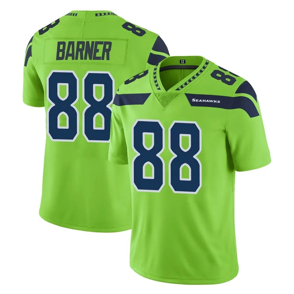 STECN S.Seahawks #88 AJ Barner Player Green Limited Color Rush Home Game Stitched Jerseys