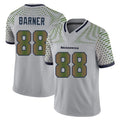 STECN S.Seahawks #88 AJ Barner Player Grey Limited 2025 Rivalries Collection Home Game Stitched Jerseys