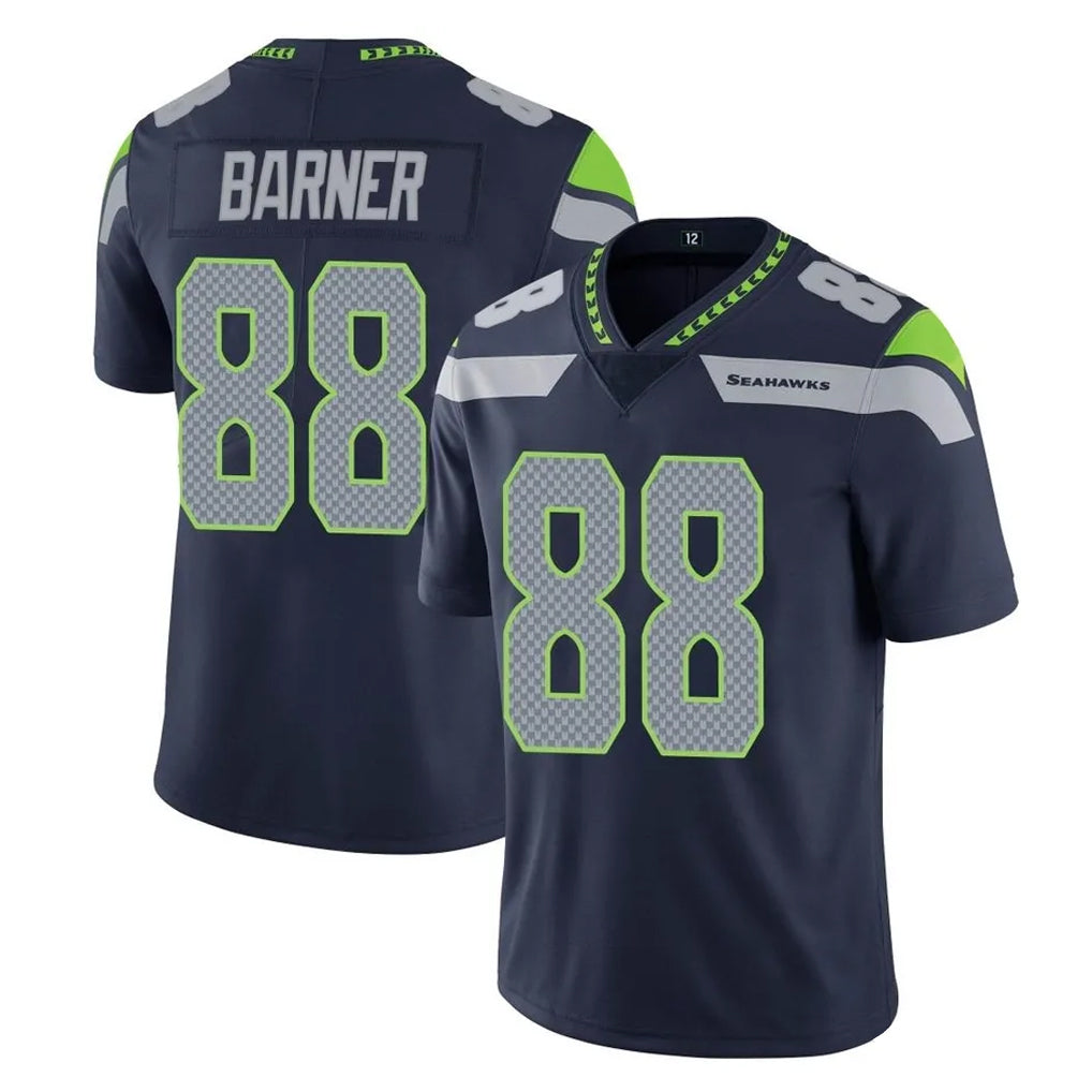 STECN S.Seahawks #88 AJ Barner Player Navy Limited Vapor Untouchable Home Game Stitched Jerseys
