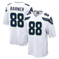 STECN S.Seahawks #88 AJ Barner Player White Home Game Stitched Jerseys