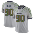 STECN S.Seahawks #90 Jarran Reed Player Grey Limited 2025 Rivalries Collection Home Game Stitched Jerseys