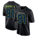 STECN S.Seahawks #91 Byron Murphy II Player Black Limited Fashion Home Game Stitched Jerseys