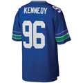STECN S.Seahawks #96 Cortez Kennedy Mitchell & Ness Royal Legacy Replica Jersey
