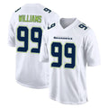 STECN S.Seahawks #99 Leonard Williams Player White Tundra Fashion Home Game Stitched Jerseys