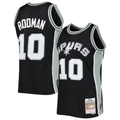 STECN SA.Spurs #10 Dennis Rodman Mitchell & Ness Black 1993-1994 Hardwood Classics Swingman Jerseys