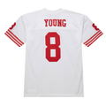 STECN SF.49ers 1994 #8 Steve Young Mitchell & Ness White Authentic Throwback Retired Player Stitched Puhic Jersey
