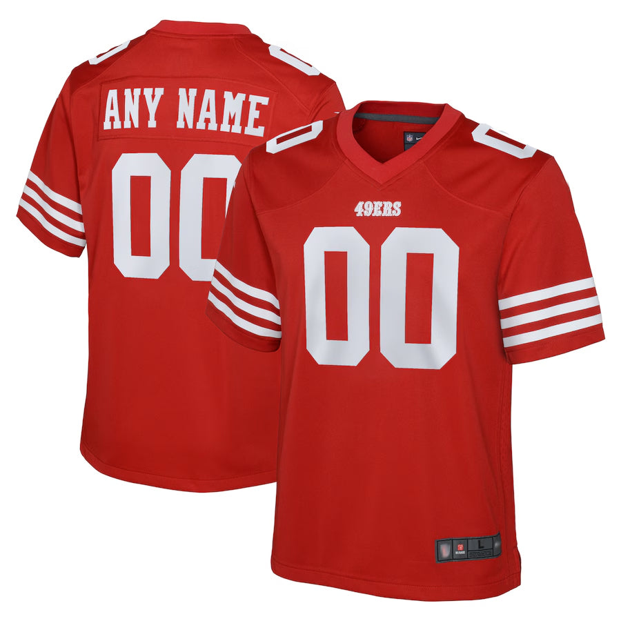 STECN Custom SF.49ers Game Team Colour Stitched Jerseys