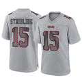 STECN SF.49ers #15 De'Zhaun Stribling Player Gray Atmosphere Fashion Home Game Stitched Jerseys