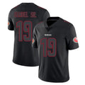 STECN SF.49ers #19 Deebo Samuel Sr. Player Black Impact Limited Home Game Stitched Jerseys