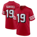STECN SF.49ers #19 Deebo Samuel Sr. Player Red Limited Alternate Home Game Stitched Jerseys