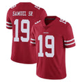 STECN SF.49ers #19 Deebo Samuel Sr. Player Red Limited Vapor Untouchable Home Game Stitched Jerseys