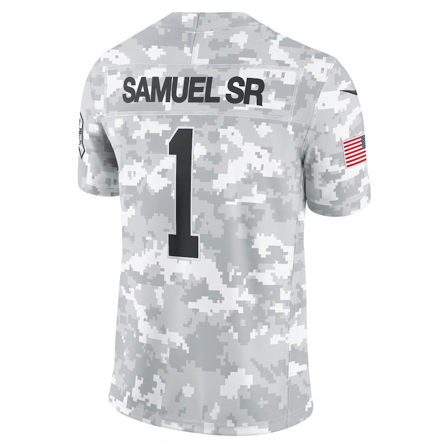 STECN SF.49ers #1 Ricky Pearsall Player Arctic Camo Salute to Service Limited Stitched Jerseys