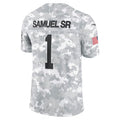 STECN SF.49ers #1 Ricky Pearsall Player Arctic Camo Salute to Service Limited Stitched Jerseys