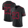 STECN SF.49ers #23 Christian McCaffrey Player Black Alternate Limited Vapor Untouchable Home Game Stitched Jerseys