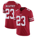 STECN SF.49ers #23 Christian McCaffrey Player Red Limited Vapor Untouchable Home Game Stitched Jerseys