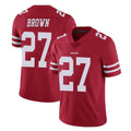 STECN SF.49ers #27 Ji'Ayir Brown Player Red Limited Vapor Untouchable Home Game Stitched Jerseys