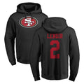 STECN SF.49ers #2 Deommodore Lenoir Player Black LOGO Pullover Hoodies Home Game Stitched Jerseys