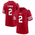 STECN SF.49ers #2 Deommodore Lenoir Player Red Game Home Stitched Jerseys