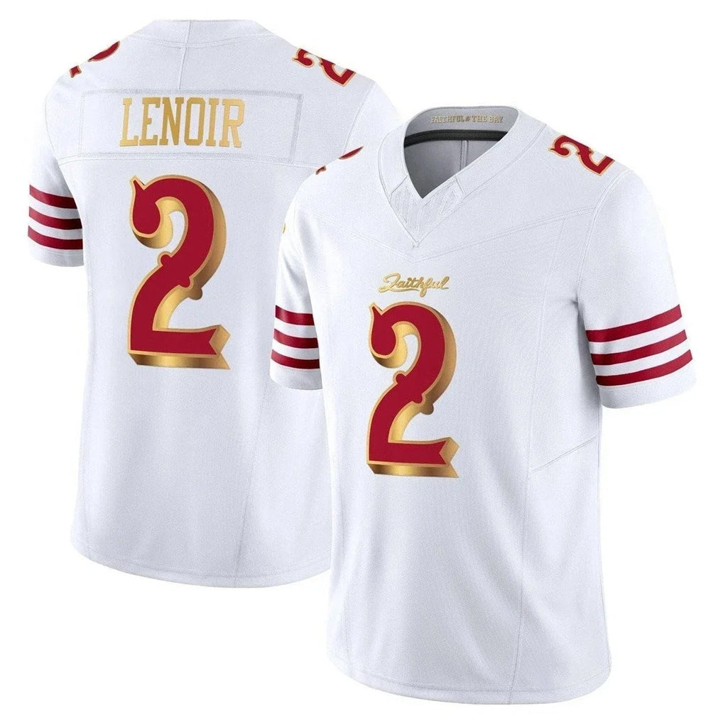 STECN SF.49ers #2 Deommodore Lenoir Player White 2025 Rivalries Collection Game Limited Stitched Jerseys