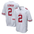 STECN SF.49ers #2 Deommodore Lenoir Player White Home Game Stitched Jerseys