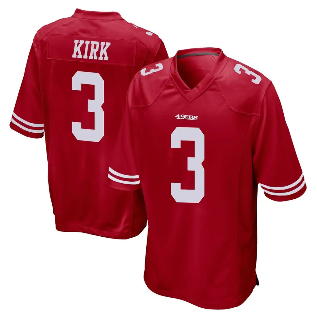 STECN SF.49ers #3 Christian Kirk Player Red Home Game Stitched Jerseys