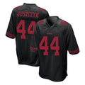STECN SF.49ers #44 Kyle Juszczyk Player Black Alternate Home Game Stitched Jerseys