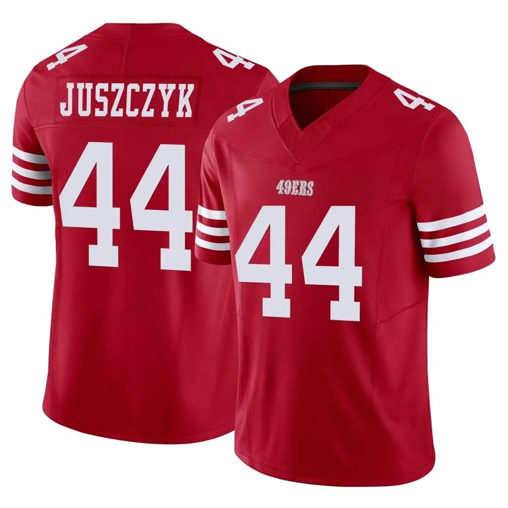 STECN SF.49ers #44 Kyle Juszczyk Player Red Limited Vapor F.U.S.E. Home Game Stitched Jerseys