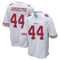 STECN SF.49ers #44 Kyle Juszczyk Player White Home Game Stitched Jerseys