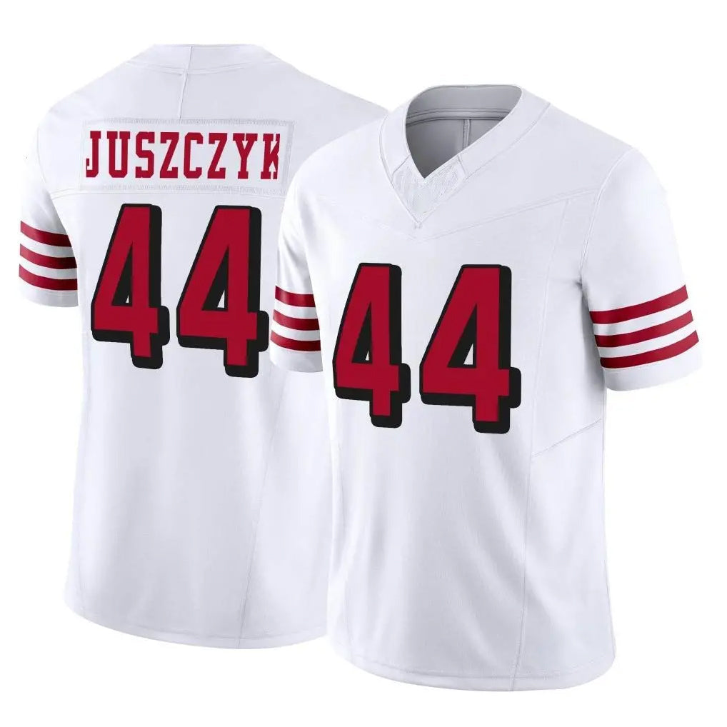 STECN SF.49ers #44 Kyle Juszczyk Player White Limited Alternate Vapor F.U.S.E. Home Game Stitched Jerseys