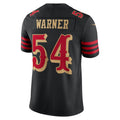 STECN SF.49ers #54 Fred Warner Player Rivalries Collection Vapor Limited Black Stitched Jersey