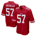 STECN SF.49ers #57 Dre Greenlaw Player Red Home Game Stitched Jerseys