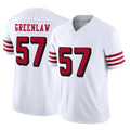STECN SF.49ers #57 Dre Greenlaw Player White Limited Alternate Vapor F.U.S.E. Home Game Stitched Jerseys