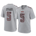 STECN SF.49ers #5 Mike Evans Player Gray Atmosphere Fashion Home Game Stitched Jerseys