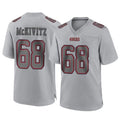 STECN SF.49ers #68 Colton McKivitz Player Gray Atmosphere Fashion Home Game Stitched Jerseys
