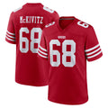 STECN SF.49ers #68 Colton McKivitz Player Red Game Home Stitched Jerseys
