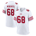 STECN SF.49ers #68 Colton McKivitz Player White Game Home Stitched Jerseys