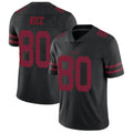 STECN SF.49ers #80 Jerry Rice Player Black Vapor Untouchable Limited Throwback Stitched Jerseys