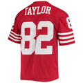 STECN SF.49ers #82 John Taylor Mitchell & Ness Scarlet Legacy Replica Jersey