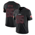 STECN SF.49ers #85 George Kittle Player Black Impact Limited Home Game Stitched Jerseys