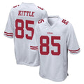 STECN SF.49ers #85 George Kittle Player White Home Game Stitched Jerseys